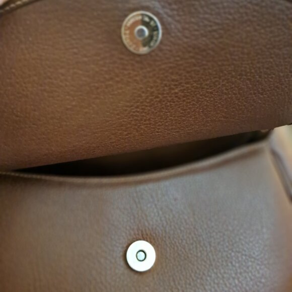 Gucci brown leather purse Crossbody Amazing Condition Authentic Vintage GG - Picture 4 of 8